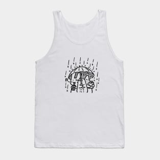 KIWI FRIENDS : RAINING ( back ) Tank Top